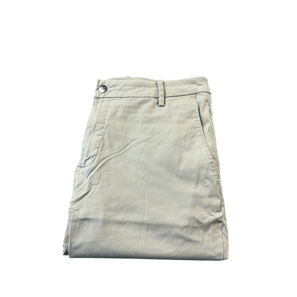 Birddogs Tan Performance Flat Front Workwear Chino Size 34x34